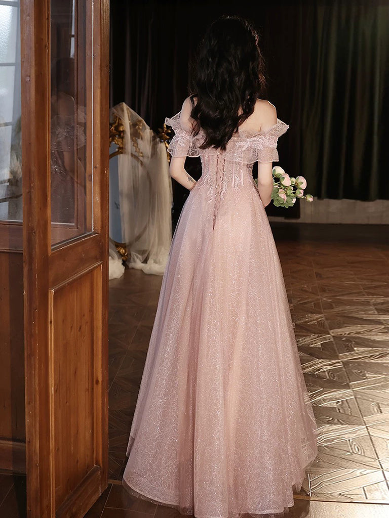 green emerald velvet dress Luxury Pink Sequin Rhinestone Shoulder Panel Prom Dress main image 0