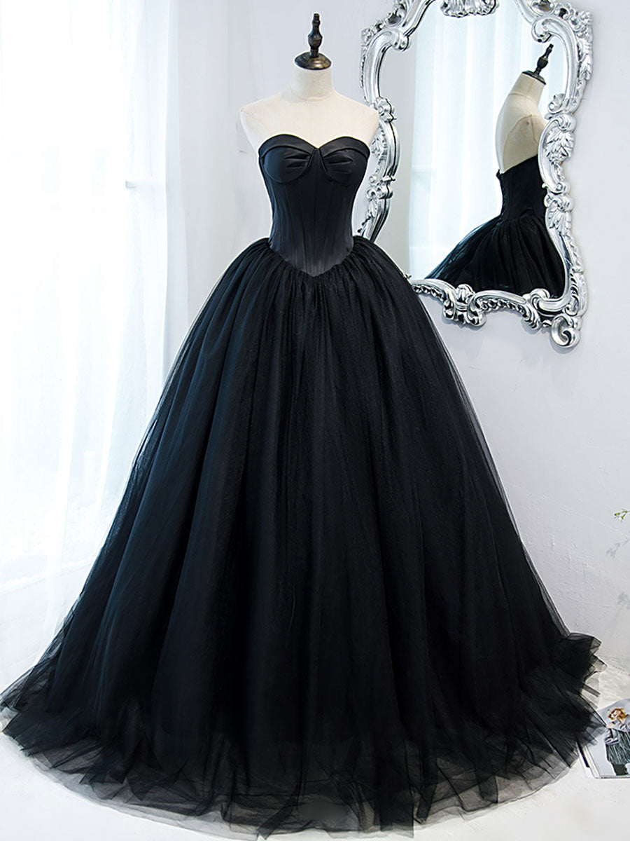 big black prom dresses