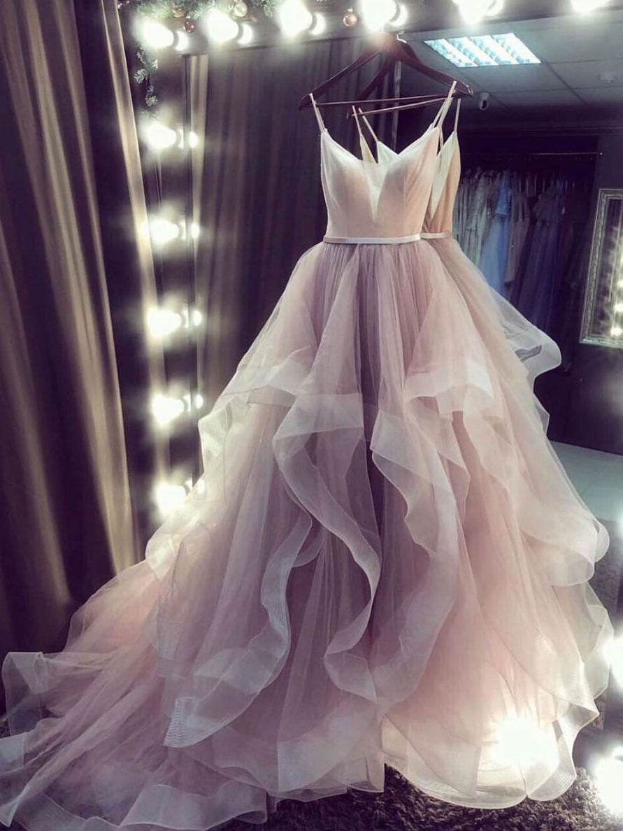 Elegant Champagne Halter Neck V-Neck Ruched Satin Long Prom Dress Evening Dress cc5409