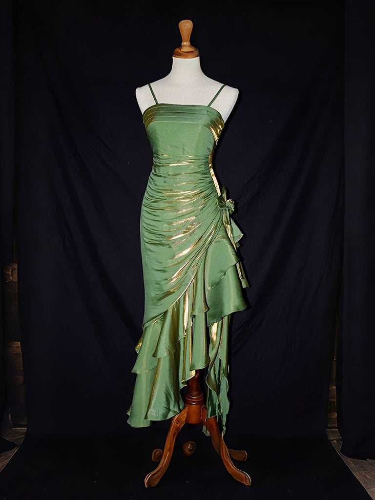 Mermaid Tea Length Vintage Fairy Style Prom Party Dress