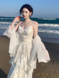 A-line Sweetheart Floor Length Long Prom Dress Party Dress