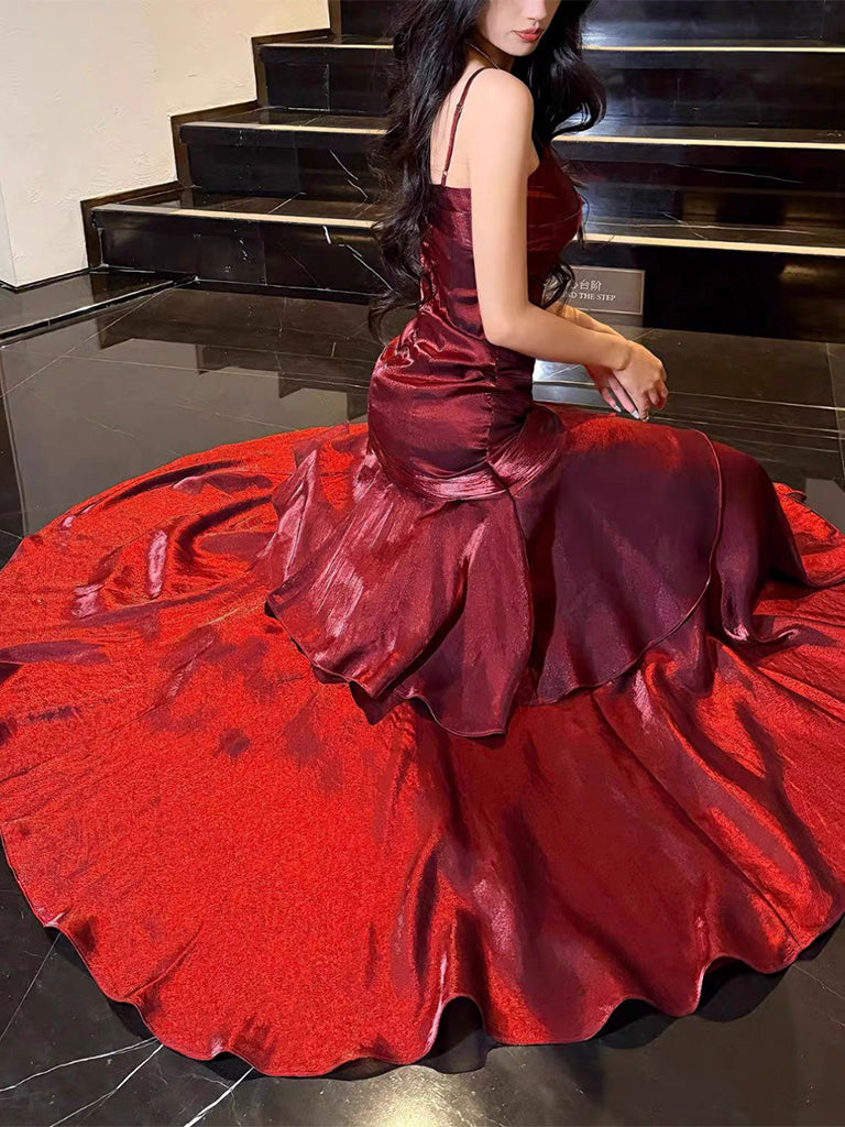 Simple Sweetheart Burgundy Prom Dress, Burgundy Party Dress toptby Simple Sweetheart Burgundy Prom Dress, Burgundy Party Dress toptby