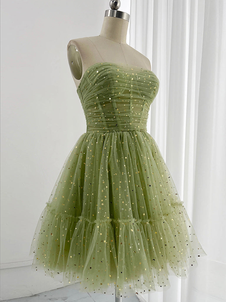 Mint green hotsell homecoming dress