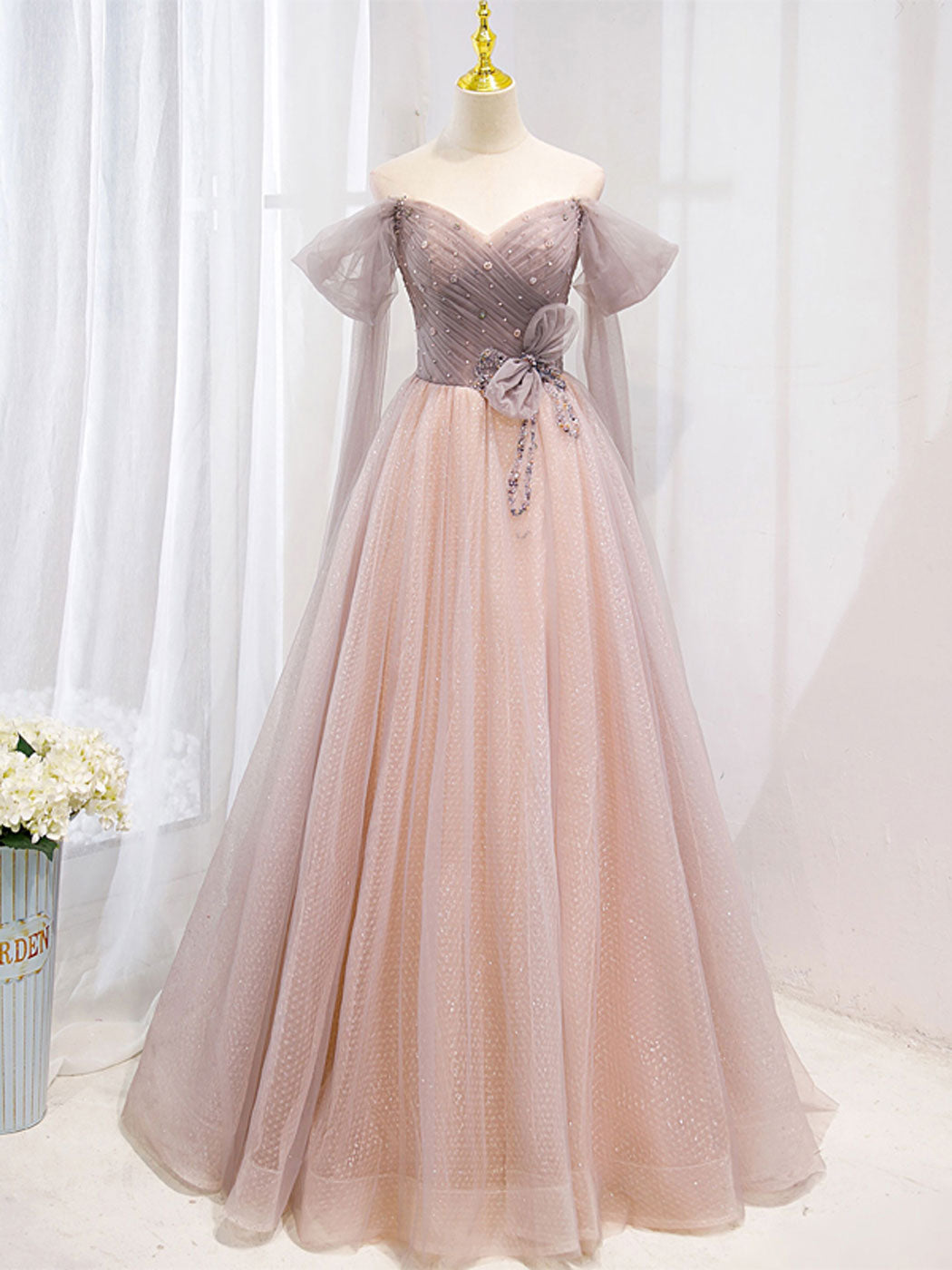 Vintage Tulle Formal Dresses