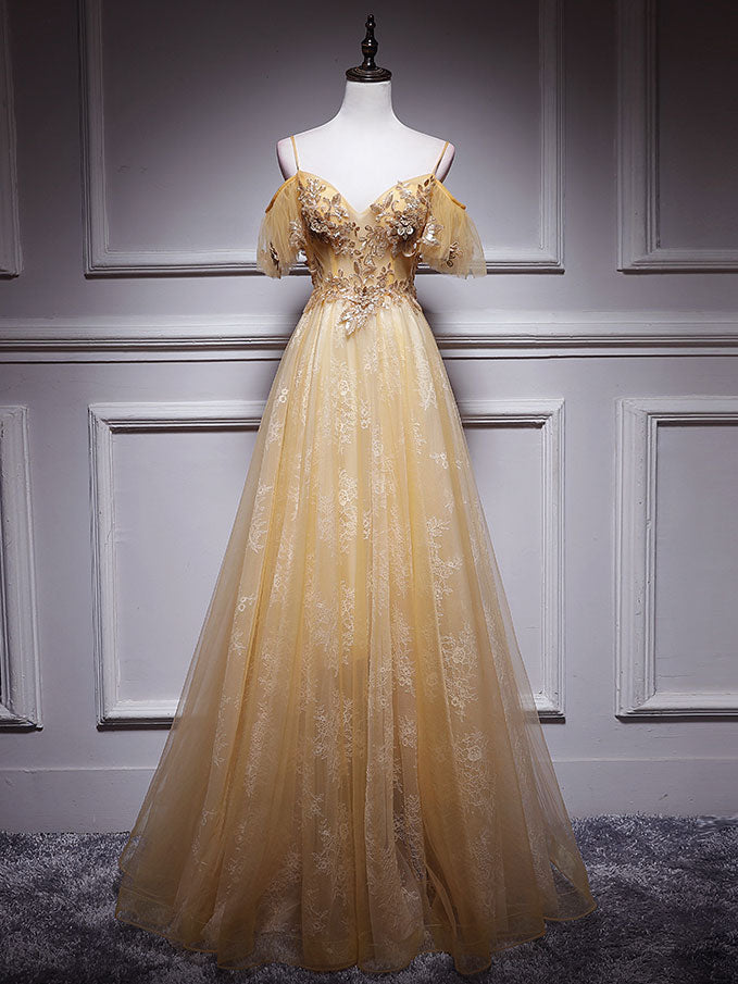 Gold Prom Dresses, Gold Long Evening Dresses, Gold Formal Dresses toptby Gold Prom Dresses, Gold Long Evening Dresses, Gold Formal Dresses toptby