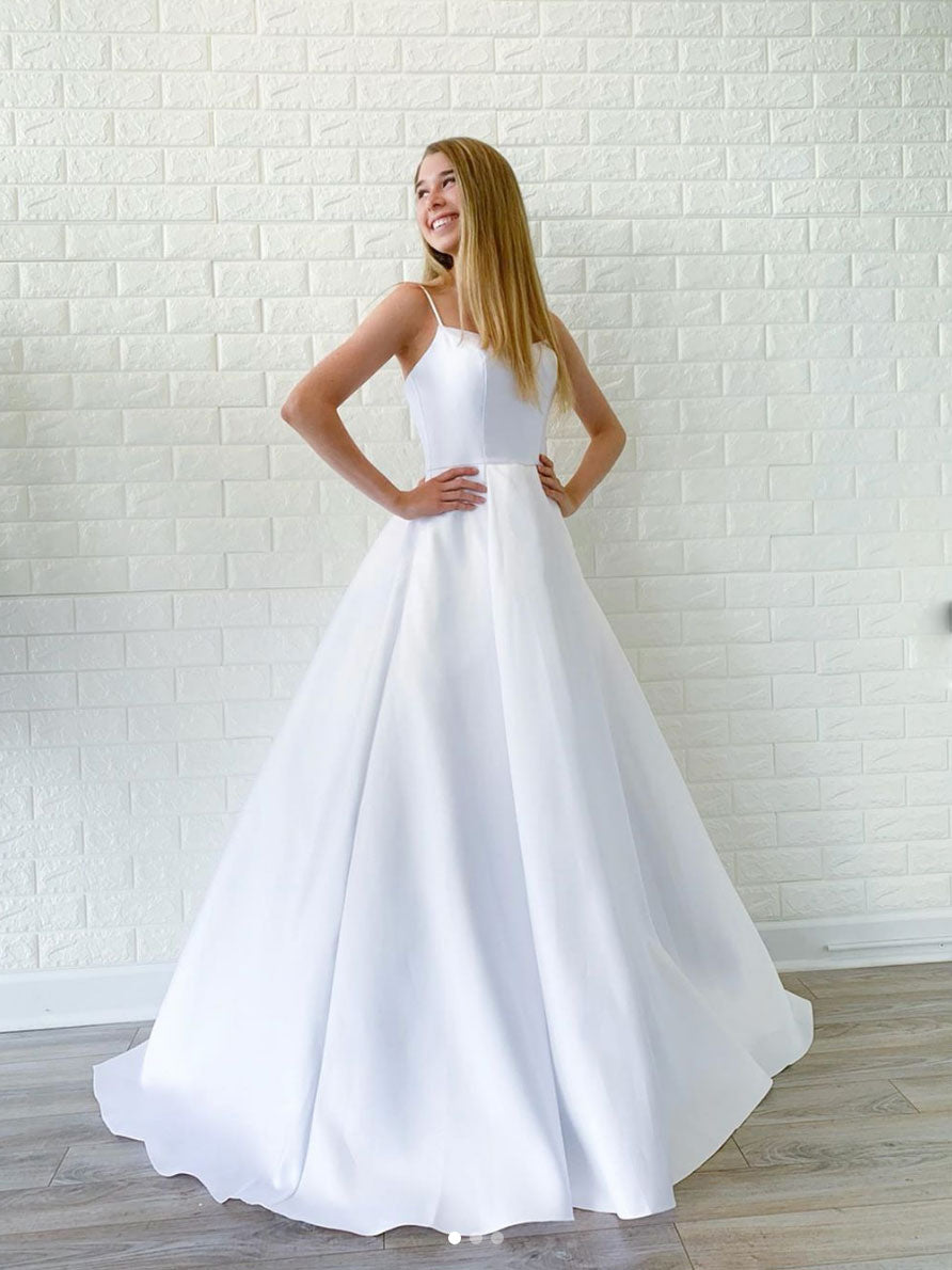 slim fit dress slacks White Short Prom Dress Short Homecoming Dress Semi Formal Dress main image 0