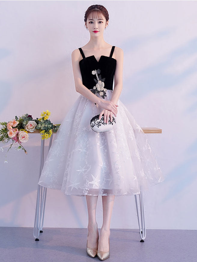 White tulle prom dress lace homecoming dress evening dress toptby White tulle prom dress lace homecoming dress evening dress toptby