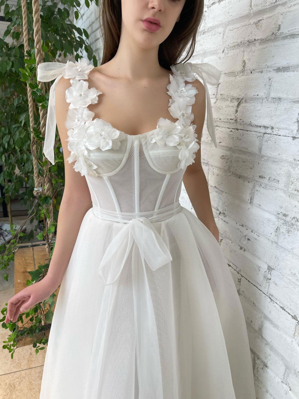 A line sweetheart neck white prom dress tea length formal party dress – toptby A line sweetheart neck white prom dress tea length formal party dress – toptby