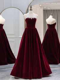 Burgundy Evening Dresses