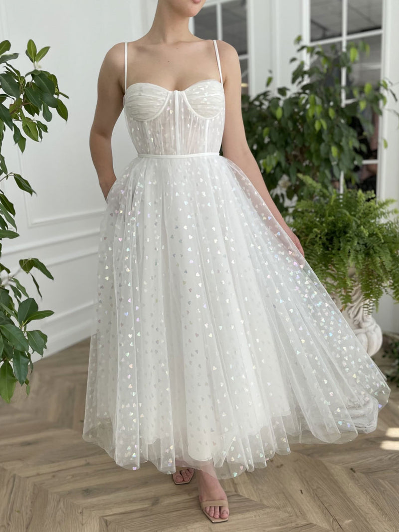 White tulle short prom dress. white cocktail dress toptby White tulle short prom dress. white cocktail dress toptby