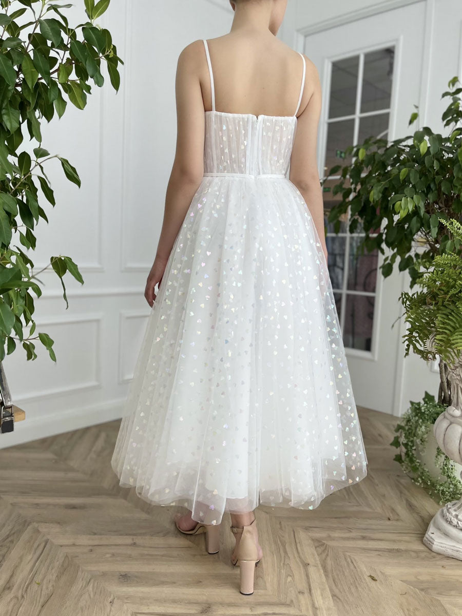 White tulle short prom dress. white cocktail dress toptby White tulle short prom dress. white cocktail dress toptby