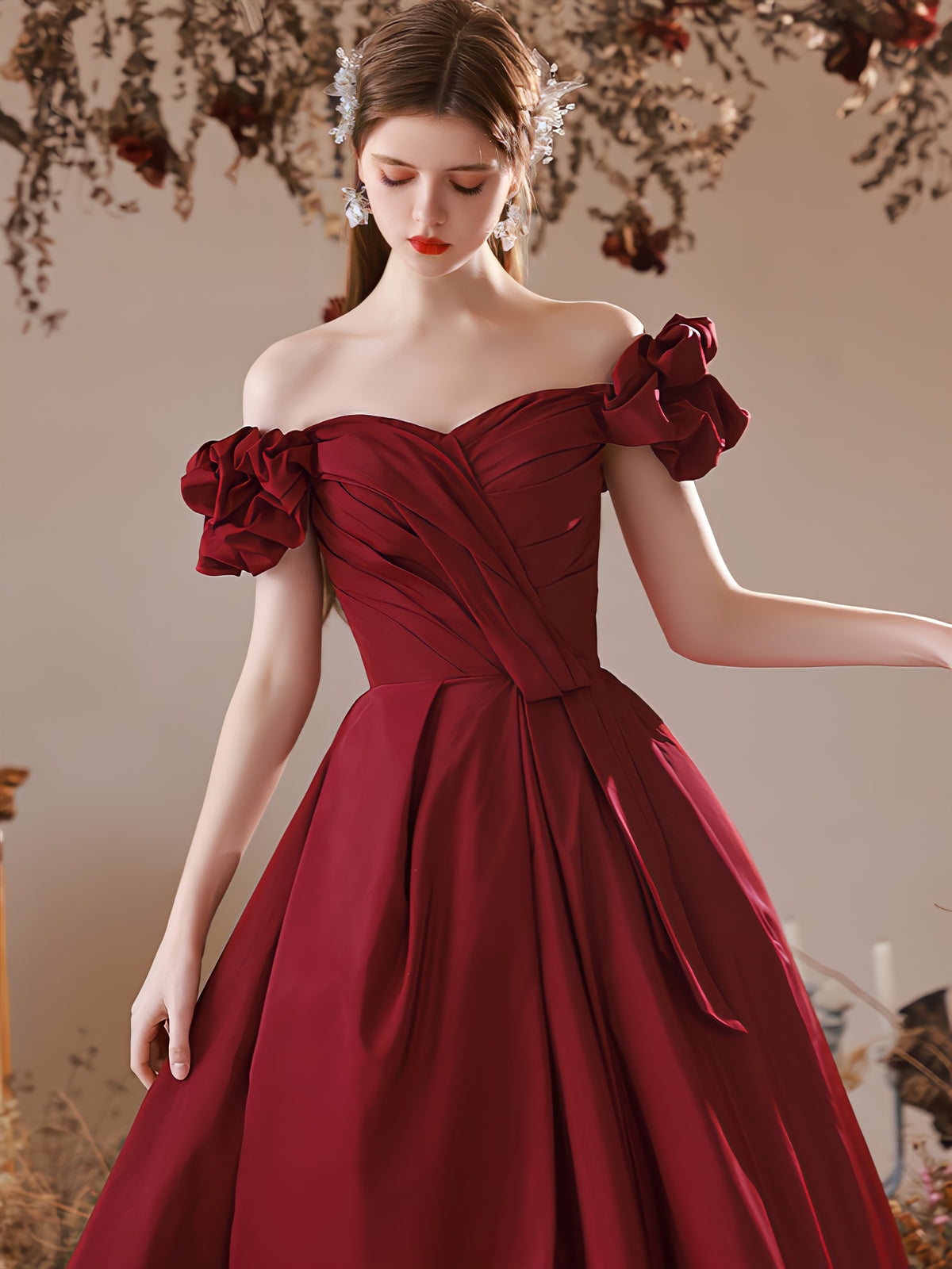 Ball Gown Classy Homecoming Dresses 2019 Wine Red Straps High Low Tulle With Lace Short Prom Ball Gown Classy Homecoming Dresses 2019 Wine Red Straps High Low Tulle With Lace Short Prom