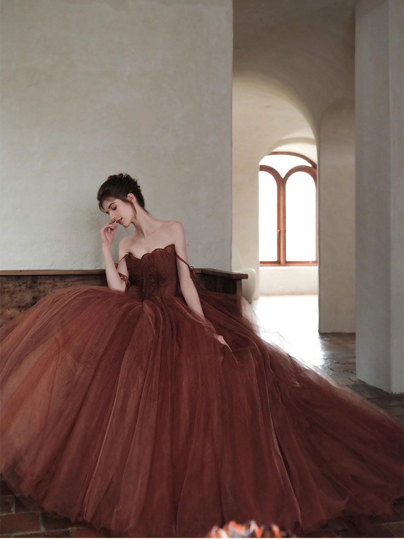 Sparkly Pink Long Prom Dresses Sweetheart Neck Formal Dress FD2538 –  Viniodress
