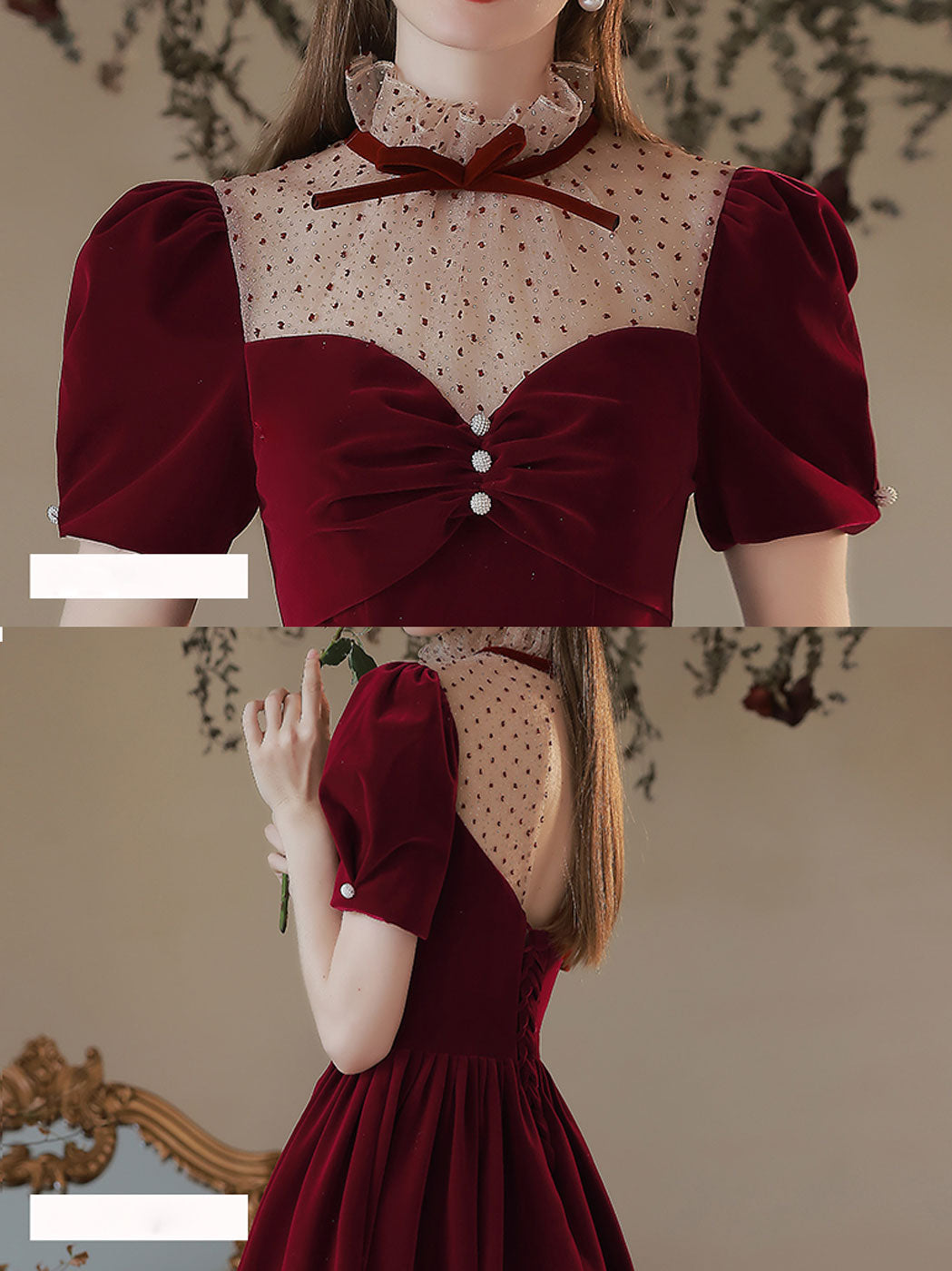 Prom Dresses with Peter Pan Collar