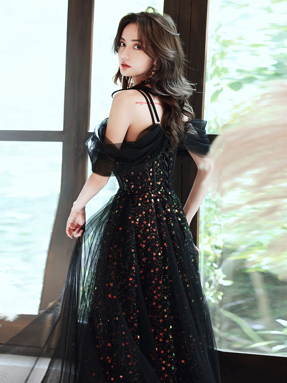 Amazon.com: Plus Size Sweetheart Prom Dresses Long Sleeve Satin Sparkly  Sequin Ball Gown Formal Dress Slit Black Plus Custom : Clothing, Shoes &  Jewelry