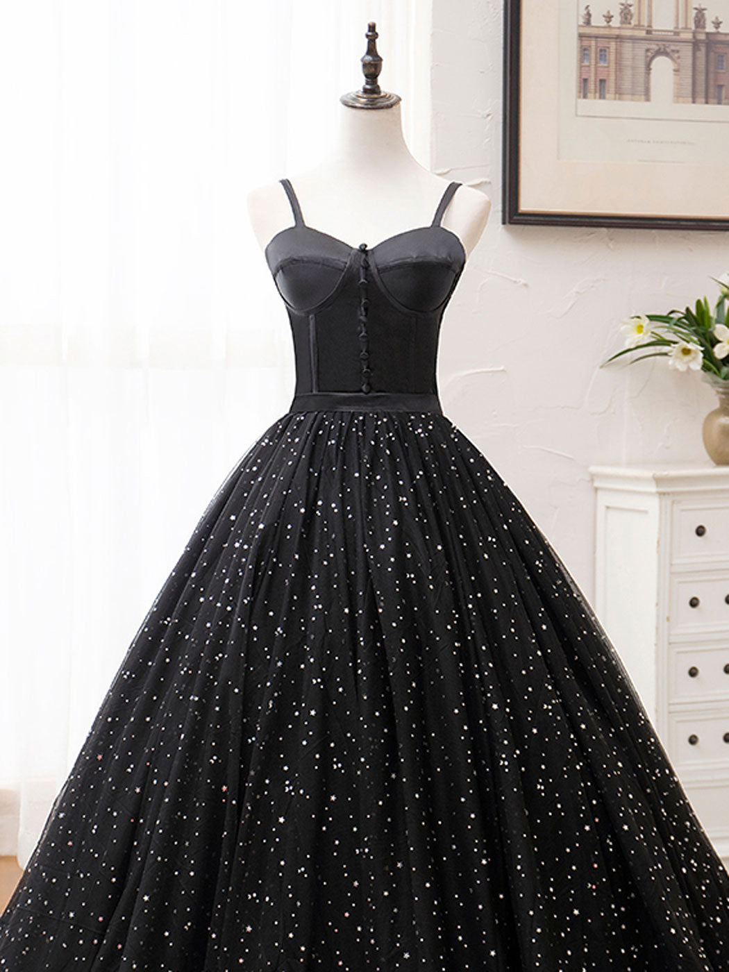 Buy Black Princess Gown by Designer SAMANT CHAUHAN Online at Ogaan.com